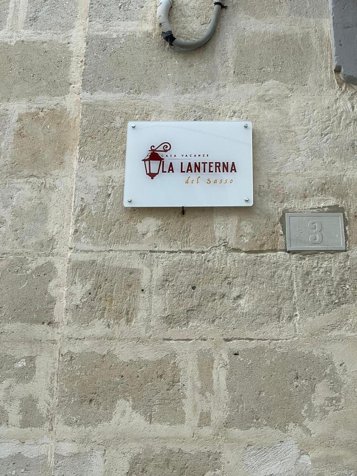 La Lanterna Del Sasso Villa Matera Exteriör bild